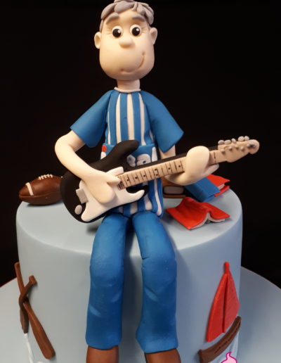 Guitarist Cake Topper