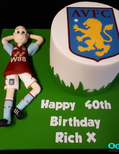 Aston Villa Football Cake